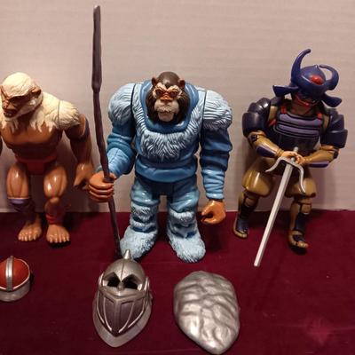 1980'S THUNDERCATS "MONKIAN", "SNOWMAN OF HOOK MOUNTAIN" & "HACHIMAN"