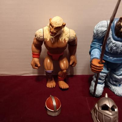 1980'S THUNDERCATS "MONKIAN", "SNOWMAN OF HOOK MOUNTAIN" & "HACHIMAN"