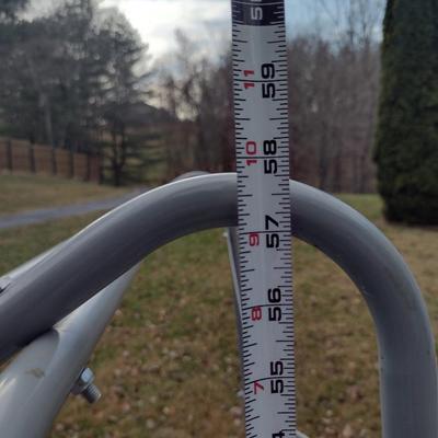 Metal Display Stand on Casters