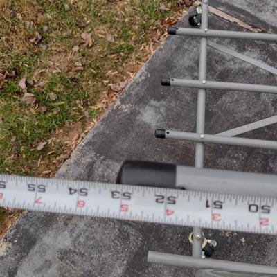 Metal Display Stand on Casters