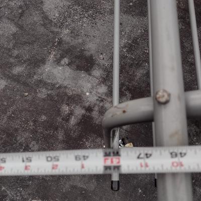 Metal Display Stand on Casters