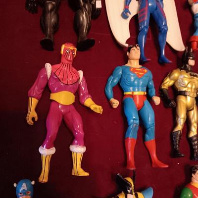VINTAGE DC COMICS ACTION FIGURES