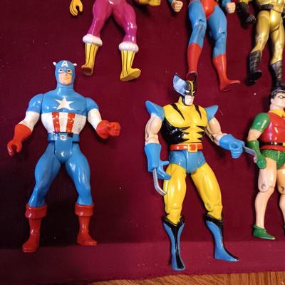 VINTAGE DC COMICS ACTION FIGURES