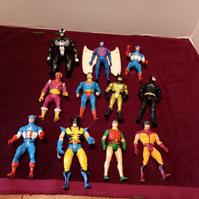 VINTAGE DC COMICS ACTION FIGURES
