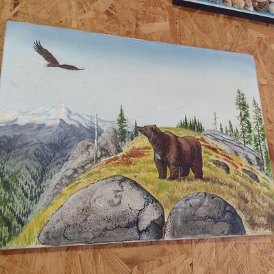 Original Painting on Canvas- Signed by Artist- Approx 24" x 18"