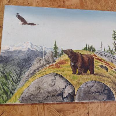 Original Painting on Canvas- Signed by Artist- Approx 24" x 18"