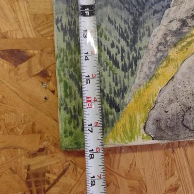 Original Painting on Canvas- Signed by Artist- Approx 24" x 18"