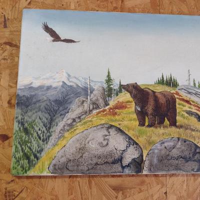 Original Painting on Canvas- Signed by Artist- Approx 24" x 18"