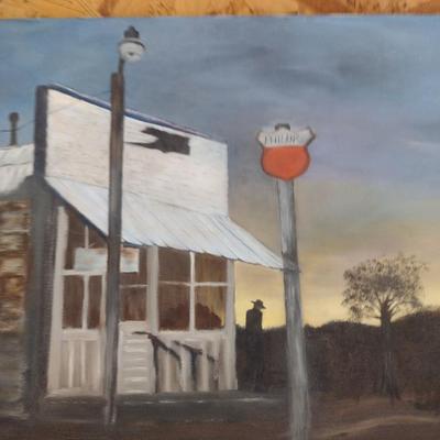 Original Painting on Canvas- Approx 24" x 17 1/2"