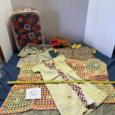 Doll Clothes and Blanket