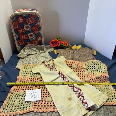 Doll Clothes and Blanket