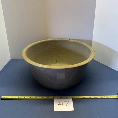 Vintage Large Metal Bowl