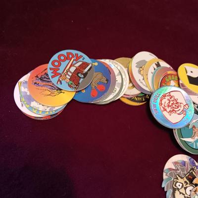 AN ASSORTMENT OF VINTAGE POGS