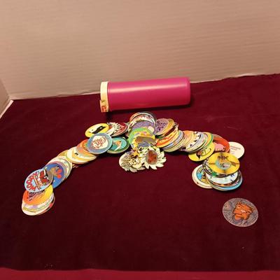 AN ASSORTMENT OF VINTAGE POGS