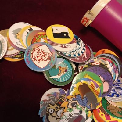 AN ASSORTMENT OF VINTAGE POGS