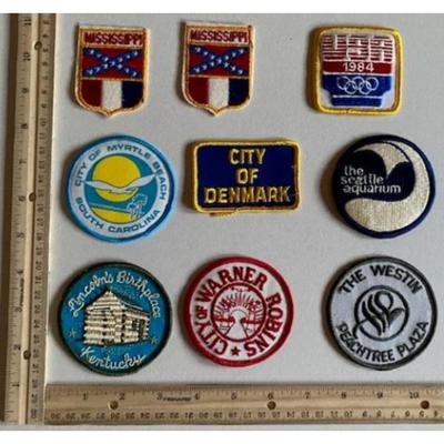 25 Travel Patches: Georgia, Illinois, Seattle Aquarium, Franklin Institute