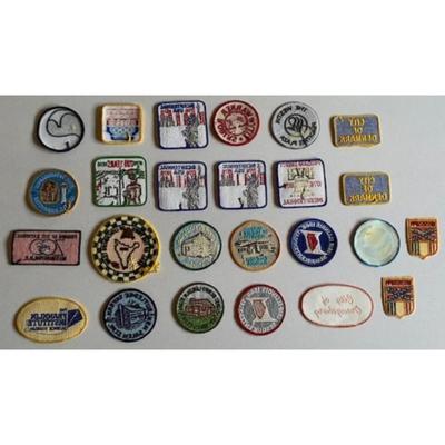 25 Travel Patches: Georgia, Illinois, Seattle Aquarium, Franklin Institute