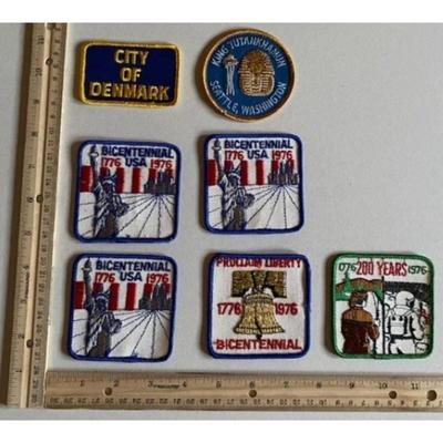 25 Travel Patches: Georgia, Illinois, Seattle Aquarium, Franklin Institute