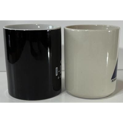 Vintage D-Day & Patton Museum, Fort Knox, Kentucky Ceramic Mugs WWII Army