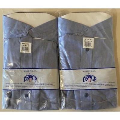 2 US Navy DSCP Quarterdeck Women's Long Sleeve Shirts: Size 38 (M/L)-32SL. ML-32