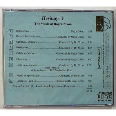 Military CDs - Leonard Slatkin and USAF Band of the West Heritage IV & V - NEW