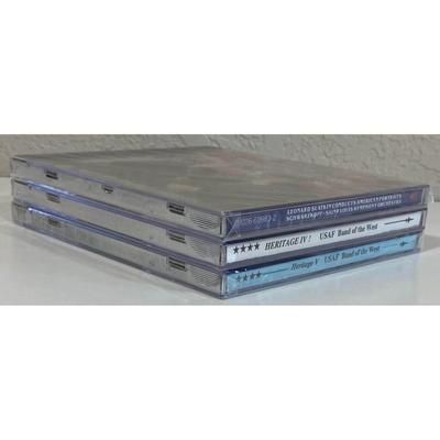 Military CDs - Leonard Slatkin and USAF Band of the West Heritage IV & V - NEW