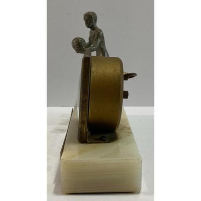 Army Troops Seventh Volleyball 2nd Place Team Germany 1956 Trophy Florn Clock