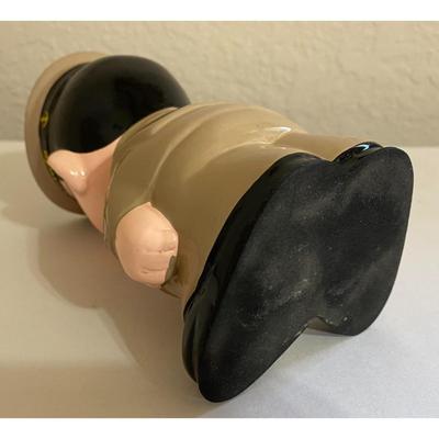 Commando Men Sailor Ceramic Figurine Piggy Bank Uniform Foreign