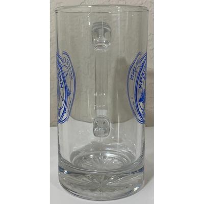 Vintage Space Coast Inn Patrick AFB Glass Mug Space Shuttle Florida USSF Force