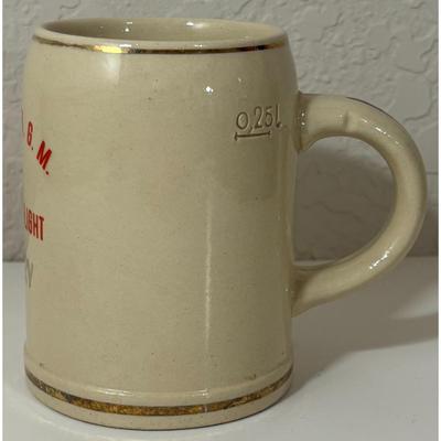 Vintage 6910th R. G. M. Harv Mug Harvey USAFSS USAF Air Force Security Texas