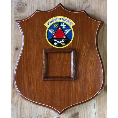 Vintage Vietnam Era 3d Aircraft Generation Squadron Wood Plaque USAF PACAF