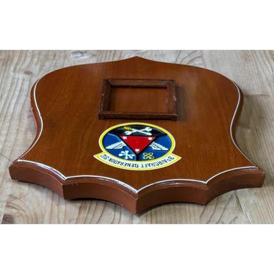 Vintage Vietnam Era 3d Aircraft Generation Squadron Wood Plaque USAF PACAF