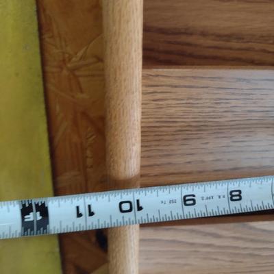 Wall Hanging, Wood Finish Magazine/Media Organizer- Approx 48" Tall