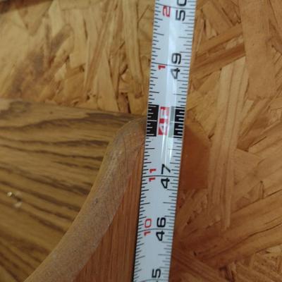 Wall Hanging, Wood Finish Magazine/Media Organizer- Approx 48" Tall