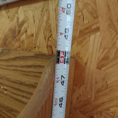 Wall Hanging, Wood Finish Magazine/Media Organizer- Approx 48" Tall