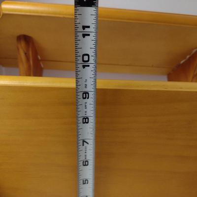 Pair of Wooden Wall Shelves- Approx 24" Long, 9" Deep