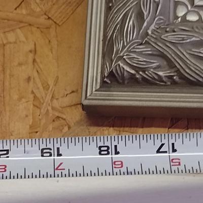 Art Framed Under Glass- Signed by Artist- Approx 16" x 18 1/2"