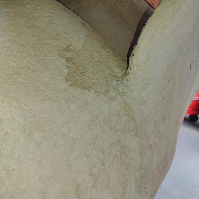 Vintage Painted Fiberglass Elephant 'Goppy 1968'- Approx 47" Tall