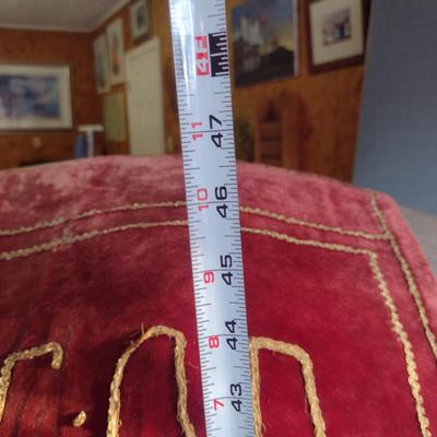 Vintage Painted Fiberglass Elephant 'Goppy 1968'- Approx 47" Tall