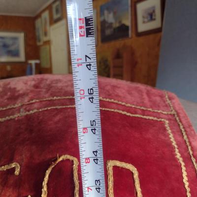 Vintage Painted Fiberglass Elephant 'Goppy 1968'- Approx 47" Tall