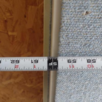 Upholstered Room Divider Panels/Cubicle Walls- Four Pieces- Each Approx 60" Wide, 72" Tall