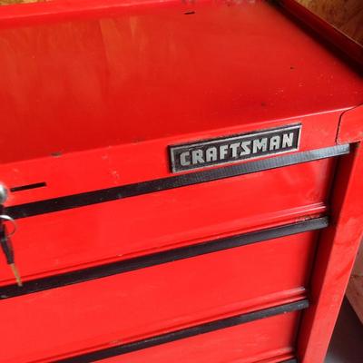 Craftsman Four Drawer Tool Chest on Casters with Key