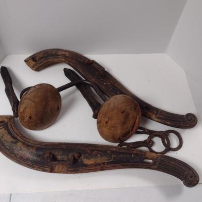 Antique Wooden Horse Gear