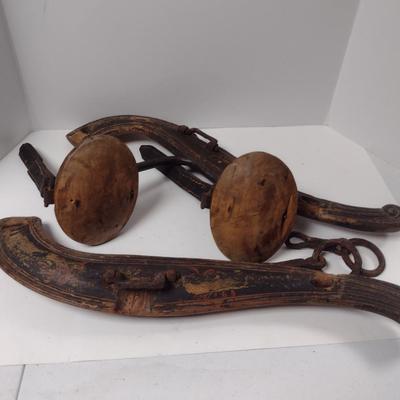 Antique Wooden Horse Gear