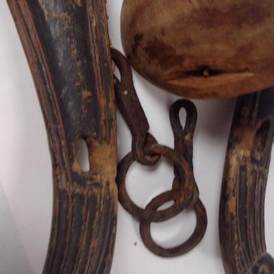 Antique Wooden Horse Gear