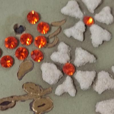 Ceramic Pagoda Pot/Candy Dish with Lid- Signed by Artist- Approx 8" in Diameter