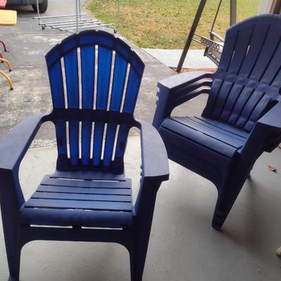 Four Composite Adirondack Chairs