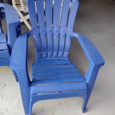 Four Composite Adirondack Chairs