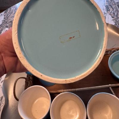 MCM Tea Set with Aluminum Tray