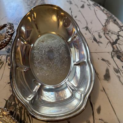 Silver on Copper Heavy Tea Set